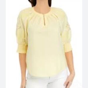 Wonderly Light Yellow Blouse